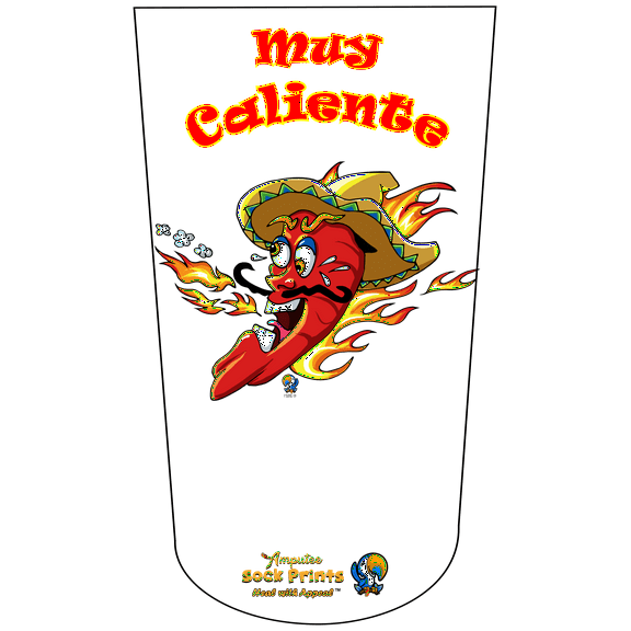 Amputee Sock "Muy Caliente V1"