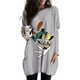 thumbnail image 4 of Camiseta larga holgada informal a la moda para mujer, tallas S a 3XL, sudadera con capucha de manga larga con bolsillo y estampado de Disney Goofy, 4 of 4