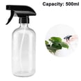 thumbnail image 1 of Botella pulverizadora transparente de 500 ML con pistola pulverizadora negra., 1 of 8