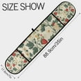 thumbnail image 3 of Yayeee Double Oven Mitt Kitchen Heat Resistant Baking 35" x7" Quilted Glove, Small Strawberry Pattern, 3 of 6