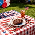 thumbnail image 5 of Partheme 16.5x12.6 Inch Independence Day Placemat, Patriotic Themed Dining Table Mat for Kitchen Accessories, Non Slip Washable for Holiday Party, A, 5 of 6