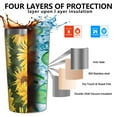 thumbnail image 3 of Sunflower 10oz Tumblers Stainless Steel Tumbler with Lid and Straw,Vacuum Insulated Double Wall Travel Tumbler Cups with Cleaning Brush for Coffee, Tea, 3 of 4