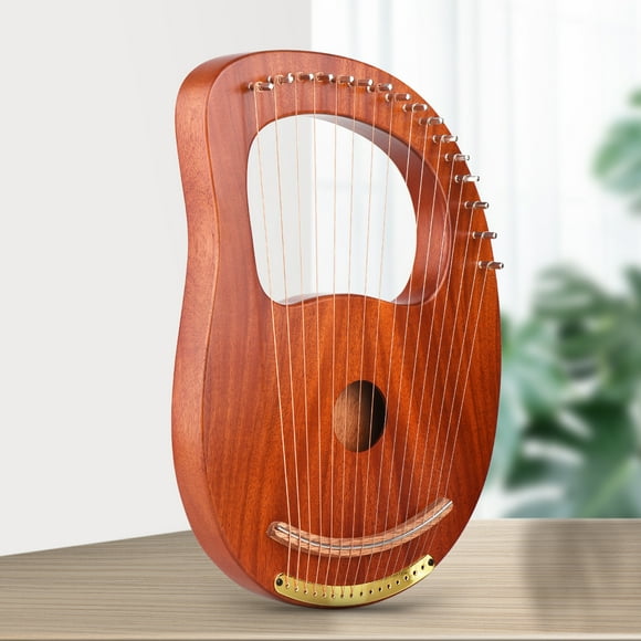 Walter.t WH-16 16-String Wooden Lyre Harp Metal Strings Solid Wood