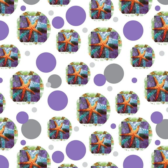 Starfish Watercolor Tropical Ocean Beach Premium Gift Wrap Wrapping Paper Roll
