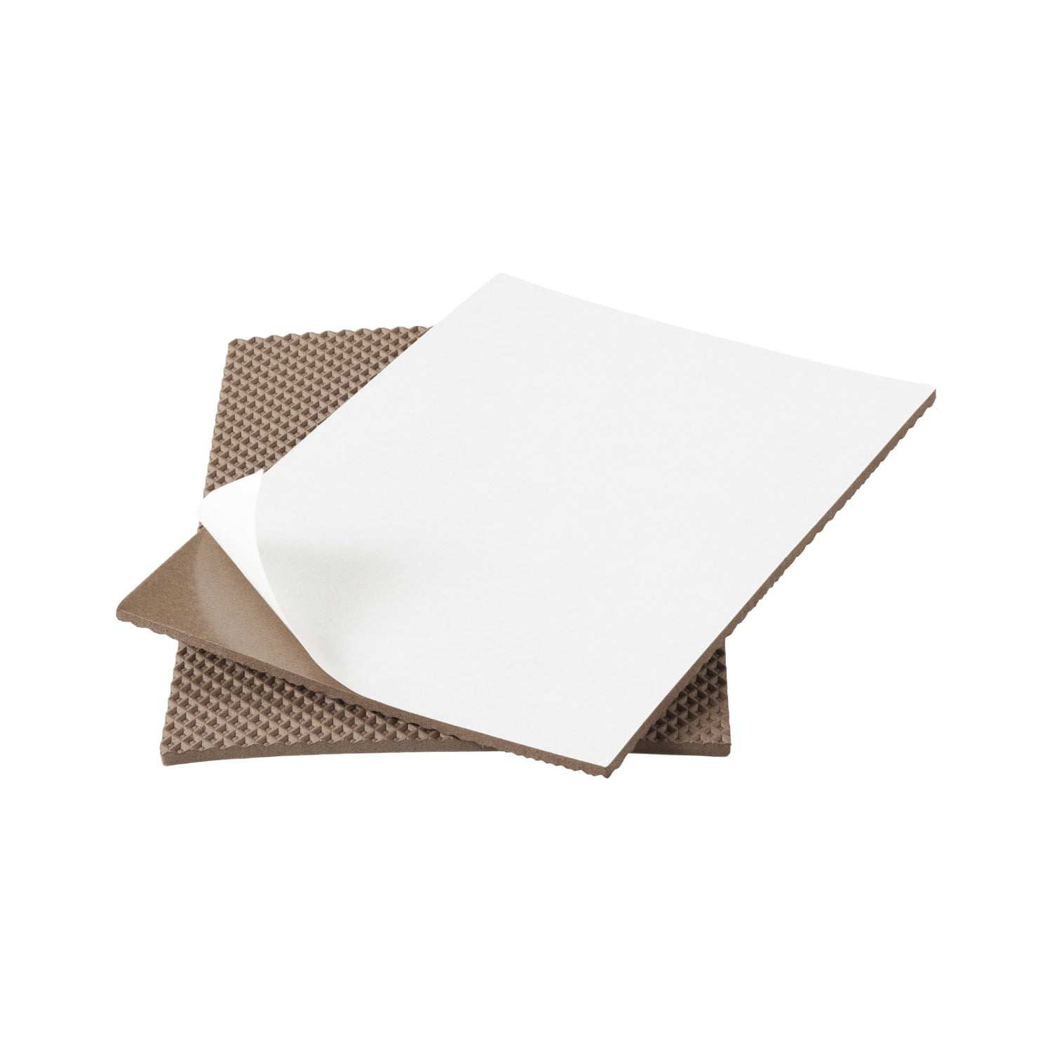 (2 pack) Scotch Furniture Pads, No Slip Floor Protection, Brown, 4 in. x 6 in., 2 Rectangle Grippers