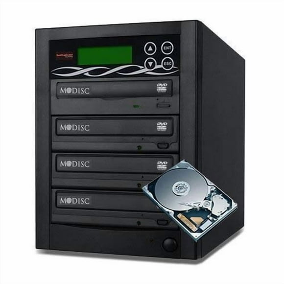 BestDuplicator Pro Hd Series - 3 Target External Disc DVD/cd Duplicator with 500GB Hard Disk Drive,Built-in 24X BD Certified Burners