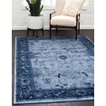 thumbnail image 1 of Unique Loom Home Decor Area Rug, 3` X 5 ` ` `, Blue, 1 of 5
