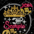 thumbnail image 3 of Scorpio Queen Rhinestone Iron on Hotfix Transfer Scorpion Star Heat Transfer Sticker Constellation Bling Clothing Decoration Applique for Shirt Bag Hat Jacket Jeans Shoes DIY Crafts Colorful, 3 of 9