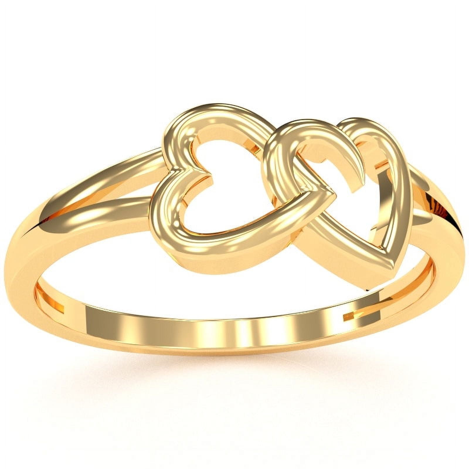 14k heart shaped 15 yr diamond ring - Tamayo's Jewelry