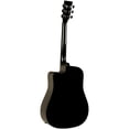 thumbnail image 4 of Rogue RA-090 Dreadnought Cutaway Acoustic-Electric Guitar Black, 4 of 6