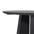 thumbnail image 2 of Walker Edison 48" Round Modern Wood Dining Table with Pedestal Base in Black, 2 of 13