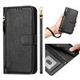 thumbnail image 1 of Étui à Rabat pour Oukitel C50 avec Poche Zippée, Portefeuille Magnétique à Rabat avec 7 Emplacements pour Cartes et Dragonne, 1 of 5