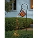 thumbnail image 5 of Fiudx Lámpara de Lluvia de Estrellas, Regadera Decorativa para Jardín, Luces Led de Color Blanco Cálido, Foco Único para Exteriores, Acero con Recubrimiento En Polvo, Decoración para Jardín, Soporte, 5 of 7