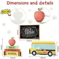 thumbnail image 2 of Back To School Decorations 3 Pieces Wooden Table Centerpiece Table Topper Sign for Teacher Appreciation First Day of School Decorations Back to School Party Decorations Supplies Classroom School Decor, 2 of 7