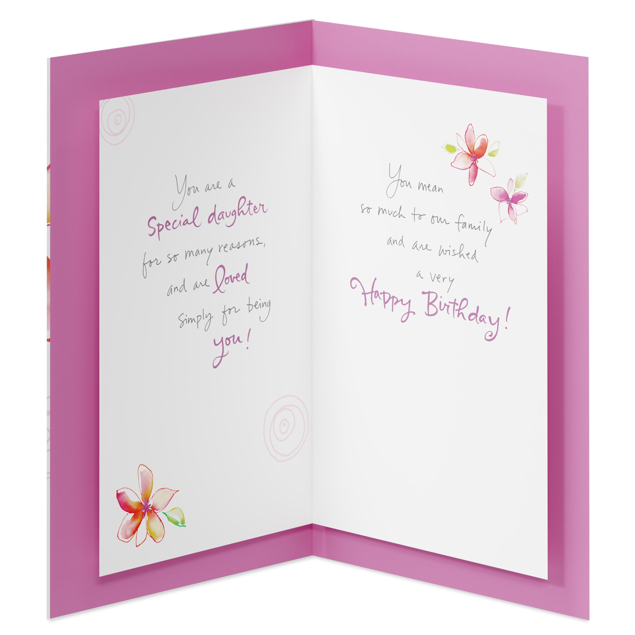 American Greetings Birthday Card for Daughter (Floral Whispers)