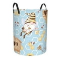 thumbnail image 2 of Gaeub Cute Gnome Bee Collects Honey Dirty Clothes Storage Basket, Toy Storage Bin for Storing Clothing, Diapers, Toys - Medium, 2 of 8