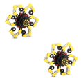 thumbnail image 2 of Tholdsy Niños Estable Ansiedad Alivio Plástico Dedo Niños Deformable Juguete giratorio portátil con ventosa Amarillo Type2 NO2 Tholdsy CBP185138, 2 of 6