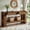 Dark Brown, variant on Fnova 63" Farmhouse Console Table with 2 Drawers, Long Sofa Table Behind Couch with Open Shelf, Entryway Table for Living Room, Foyer, Dark Brown