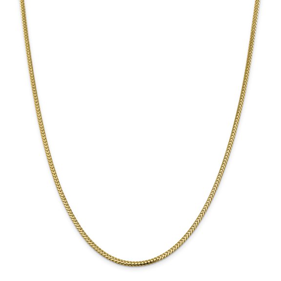 14k 2.3mm Franco Chain (Weight: 25.23 Grams, Length: 30 Inches)