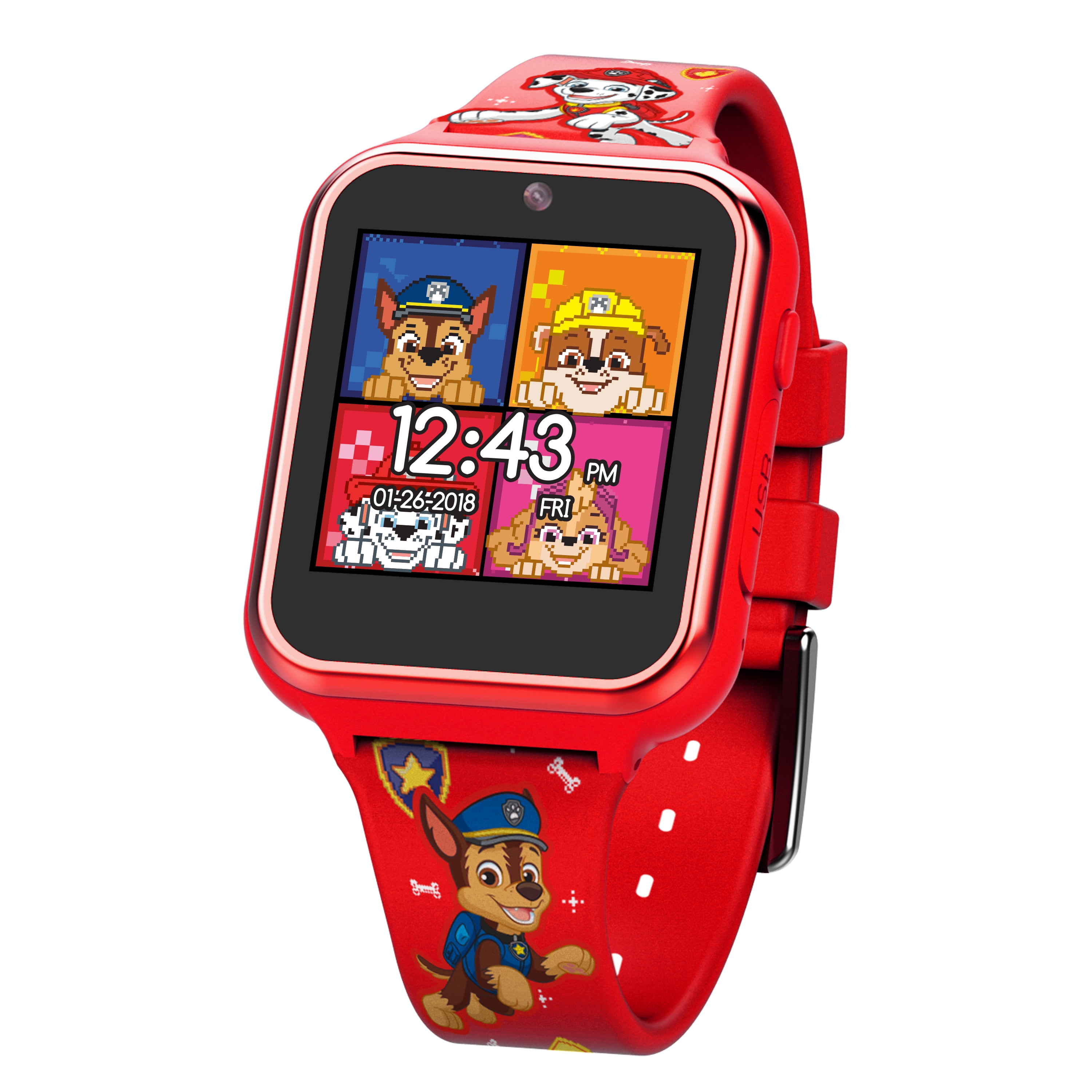 fordomme skandale Hjelm Paw Patrol Unisex Child iTime Interactive SmartWatch 40mm in Multicolor  -PAW4275 - Walmart.com