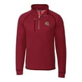 thumbnail image 2 of Men's Cutter & Buck  Red San Francisco 49ers Helmet Mainsail Sweater-Knit Half-Zip Pullover Jacket, 2 of 3