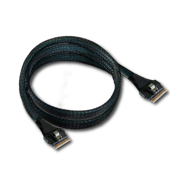 PCIe Gen 4 16GT/s SlimSAS 8-Lane (SFF-8654 8i) Cable 1 Meter