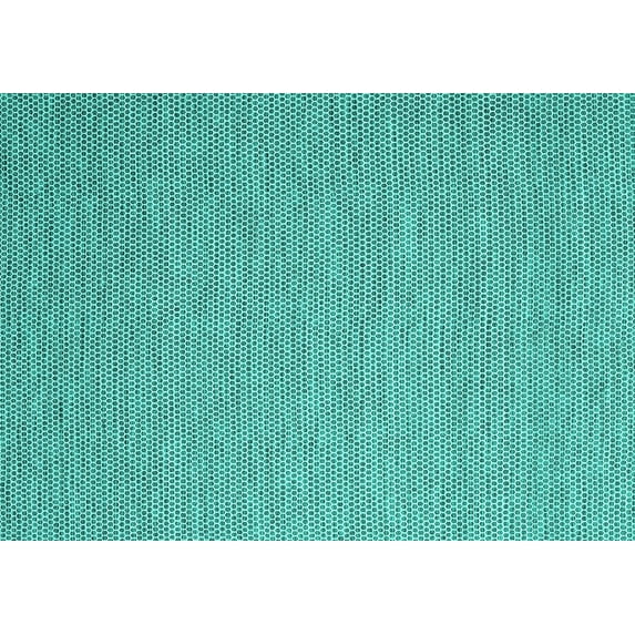 Ahgly Company Indoor Rectangle Abstract Turquoise Blue Contemporary Area Rugs, 8' x 12'