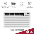 thumbnail image 4 of LG 11,800 BTU 230V Through-the-Wall Air Conditioner with 11,200 BTU Supplemental Heat Function, LT1233HNR, 4 of 13