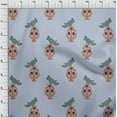 thumbnail image 3 of oneOone Cotton Poplin Fabric Leaves|Bird & Floral Block Fabric Prints By Yard 42 Inch Wide, 3 of 4