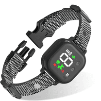 Dog Bark Collar, Anti Barking Training Collar with 4 Training Modes, 8 Adjustable Sensitivity for Large Medium Small Dogs (Black)