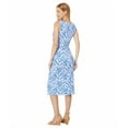 thumbnail image 2 of Lilly Pulitzer Women's Odella V-Neck Midi Dress, Barton Blue Star Gazing, 2 of 3