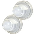thumbnail image 2 of Blue Sea Circuit Breaker Reset Button Boot 4135-BSS 3/8 Inch -27 UNS Thread Size; Clear; Silicone Rubber Case With Nickel-Plated Brass Thread, 2 of 2