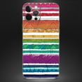 thumbnail image 4 of DesignSkinz Crayon Colored Doodle Patterns Full-Body Skin Decal Wrap Cover for iPhone 15 Pro, 4 of 9