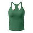 thumbnail image 5 of SNKSDGM Female Tank Top for Women with Built in Bra Lace Womens Tank Tops Loose fit Ribbed Workout Short Racerback Tank Tops for Women with Built in Bra L, 5 of 5