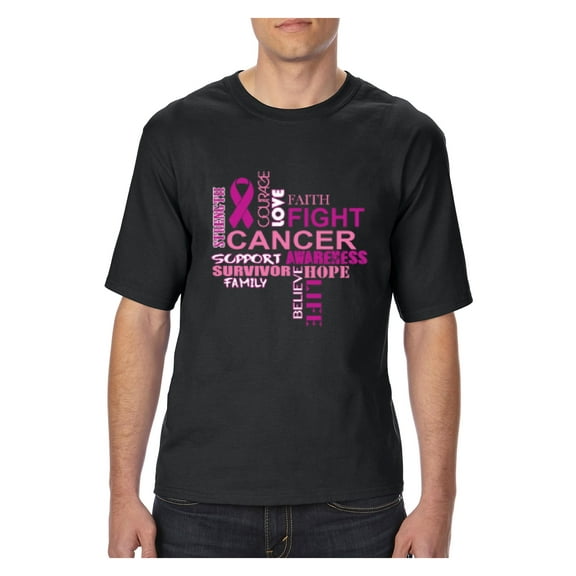 IWPF - Big Men's T-Shirt - Fight Breast Cancer