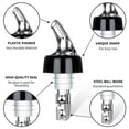 thumbnail image 2 of Juego de 6 vertedores de botellas de licor para vino, 30 ml, medidas, 2 of 6