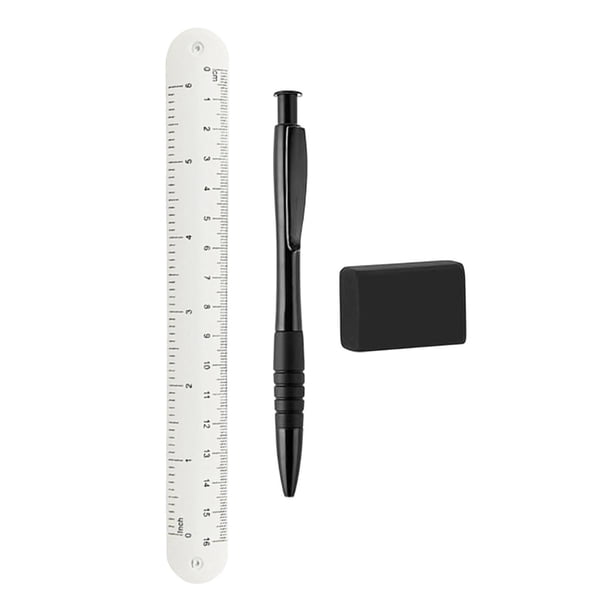 Pulsera de silicona para notas, resistente al agua, borrable, con bolígrafo, ideal como bloc de notas para la muñeca. 19cmx2.2cm
