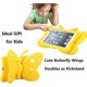 thumbnail image 4 of tui Pour Ipad Mini Pour Enfants (jaune), Lger, Joli Motif Papillon, Antichoc, Antichute, Tui De Protection En Mousse Eva Souple, Adapt Pour Apple, 4 of 5
