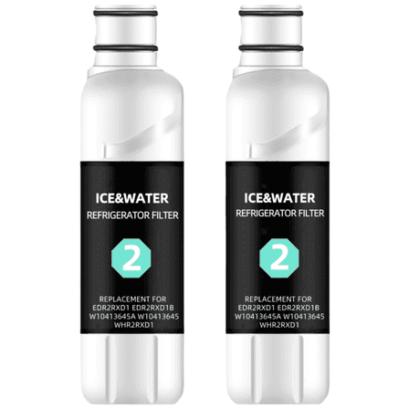 YANFEER EDR2RXD1 Water Filter 2 Replacement Compatible with W10413645A 9082 469082 9903 469903 P6RFWB2 P6WB2L P6WB2NL,2 Pack