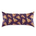thumbnail image 3 of Pizza Pattern Pillowcase King Size 40''x20'' Satin Double-Sided Print Soft Wrinkle Resistant, 3 of 9