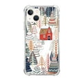 thumbnail image 1 of Christmas Trees House Case Compatible with iPhone 14 Plus,Aesthetic Art Design TPU Bumper Cover Case, 1 of 3
