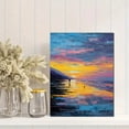 thumbnail image 2 of Sunset Sailboat Ocean Canvas Print, Seascape Wall Art for Living Room, Bedroom, Office, Hotel & Coffee Shop, 2 of 8