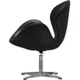 thumbnail image 4 of Ceets Raspberry Leather Leisure Chair, 4 of 5