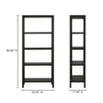 thumbnail image 6 of Moe's Home Collection Nolan Bookshelf Wood Black, 6 of 6