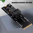 thumbnail image 4 of Tarjeta adaptadora M.2 NVME a U.2 M Key PCIe X4 SFF 8643 Wdftyju, 4 of 9