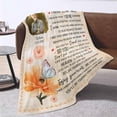 thumbnail image 4 of Custom Memorial Blanket with Photos for Loss of Mom Dad Son Daughter Customized Memory Gift of Departed Loved Ones Blankets, 4 of 5