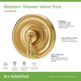 thumbnail image 6 of Symmons S5890TRM Braston Traditional Valve Trim Only - Chrome, 6 of 7
