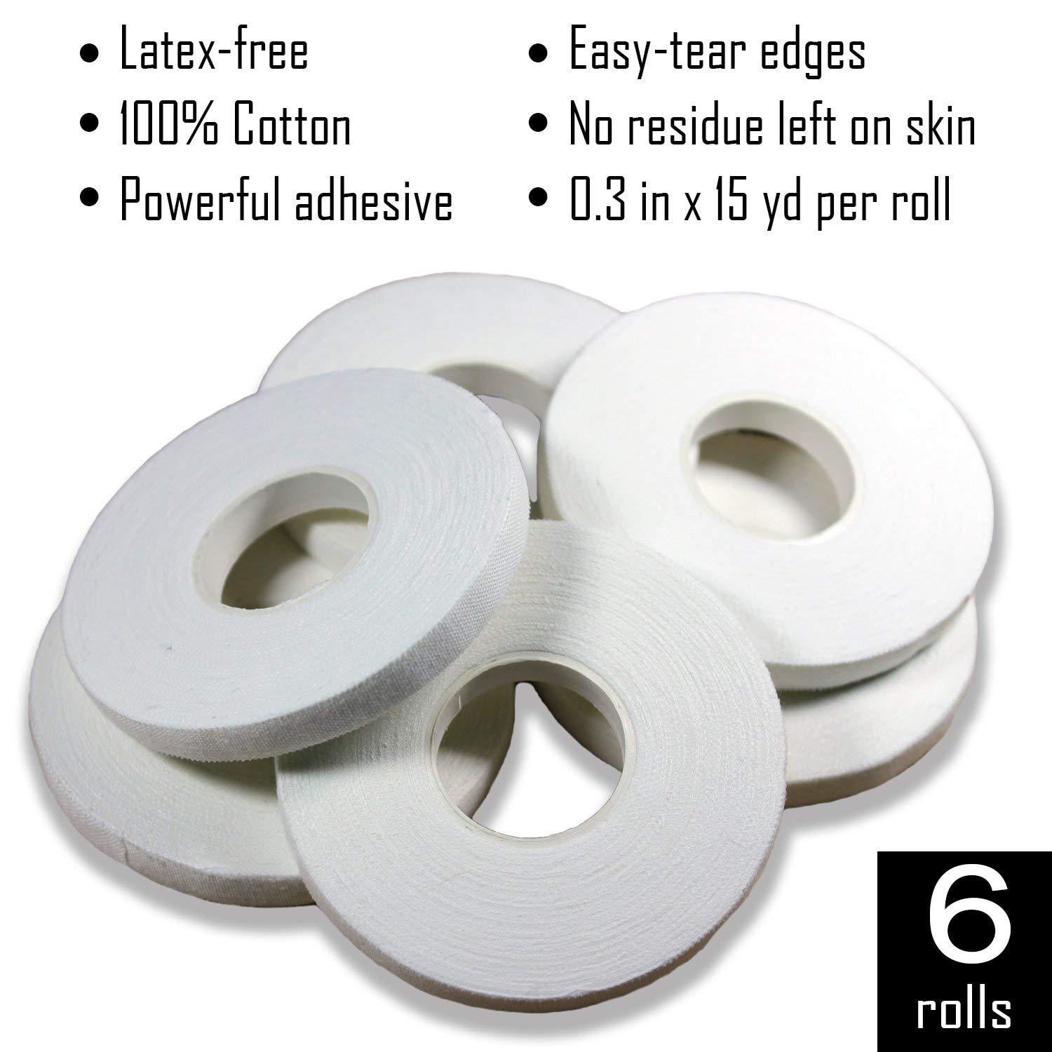 Grappling Finger Tape for BJJ 6 Rolls per Pack Climbing 0.3 in x 15 yds Judo Grappling Finger Tape for BJJ 6 Rolls per Pack Climbing 0.3 in x 15 yds Judo