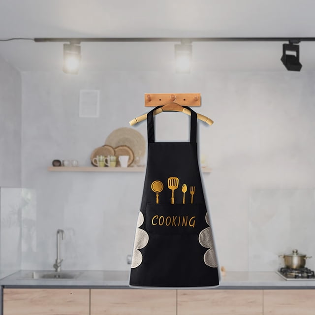 Birdeem Japanese PVC Apron, 27x28 Inch Wipe Clean, Double Sided Towel & Large Pocket