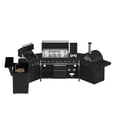 thumbnail image 3 of Forno All’Aperto 99,600 BTU Outdoor Kitchen, 5 Burners, Infrared Burners, Side Burner, Black Sintered Stone Countertops, Gas Pizza Oven, Sink Module, Bar & Beverage Center, 3 of 19